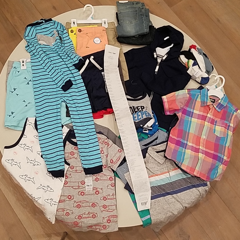 NWT 28! pieces of Carter's and OshKosh